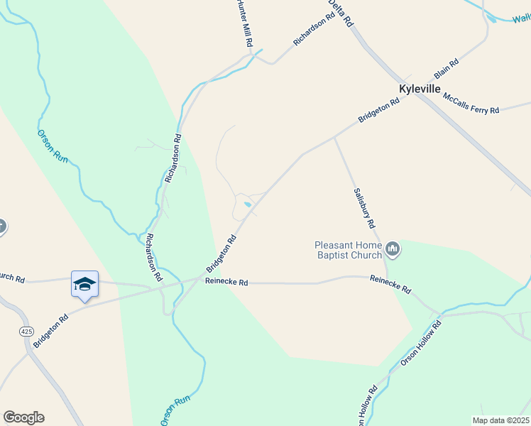 map of restaurants, bars, coffee shops, grocery stores, and more near 1298 Bridgeton Road in Airville
