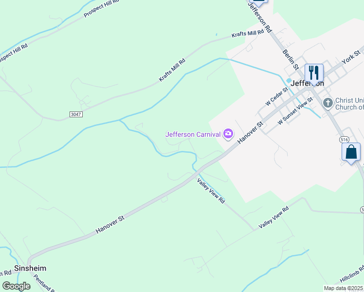 map of restaurants, bars, coffee shops, grocery stores, and more near 6314 Liam Drive in Spring Grove