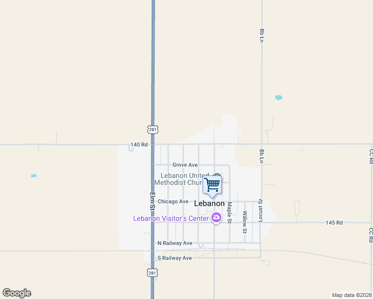 map of restaurants, bars, coffee shops, grocery stores, and more near 100-198 Walnut Street in Lebanon