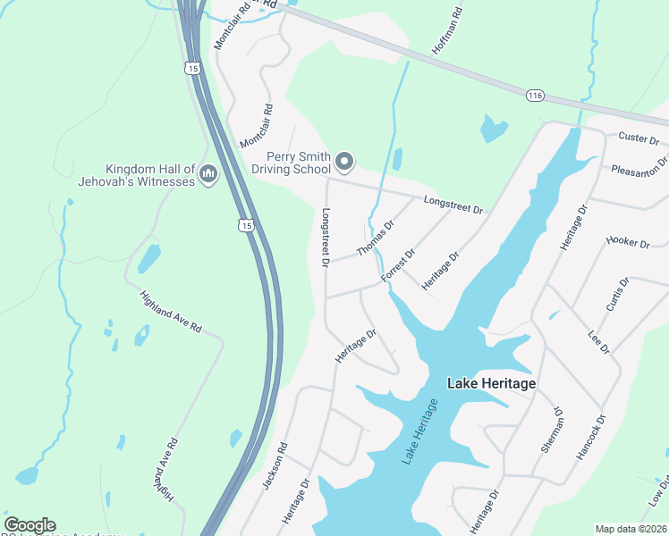 map of restaurants, bars, coffee shops, grocery stores, and more near 255 Longstreet Drive in Gettysburg
