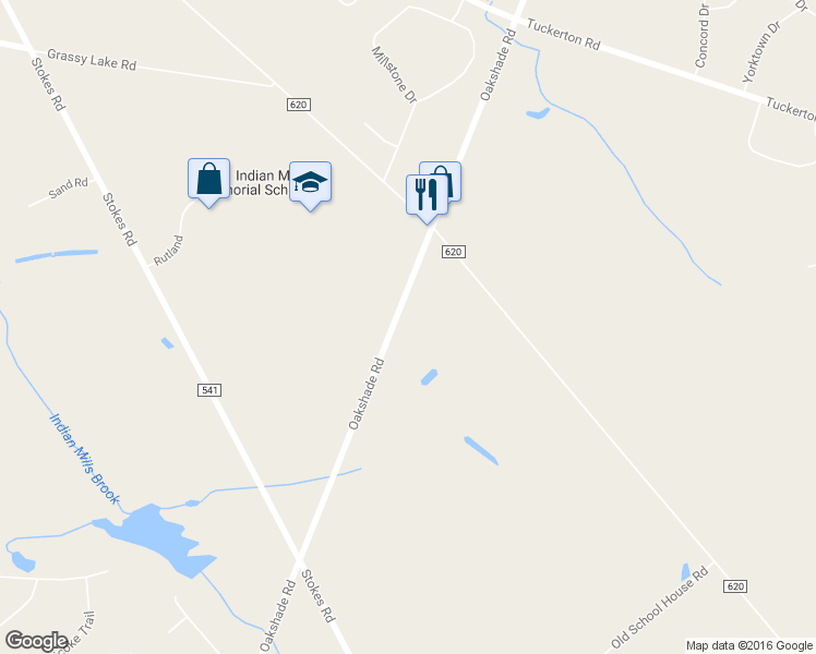 map of restaurants, bars, coffee shops, grocery stores, and more near 458 Oakshade Rd in Shamong