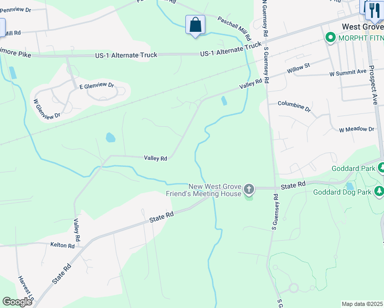 map of restaurants, bars, coffee shops, grocery stores, and more near in Chatham