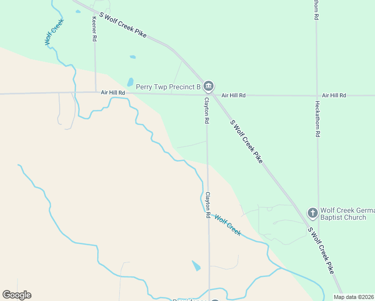 map of restaurants, bars, coffee shops, grocery stores, and more near 4769 Clayton Road in Brookville