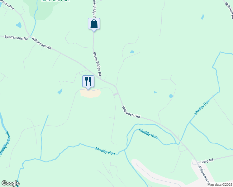 map of restaurants, bars, coffee shops, grocery stores, and more near 2095 Castlegreen Drive in Greencastle