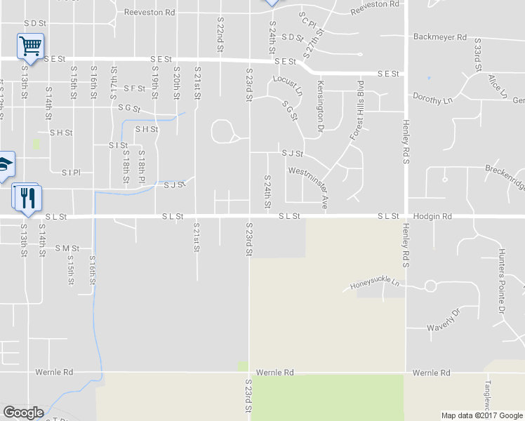 map of restaurants, bars, coffee shops, grocery stores, and more near 1170 South 24th Street in Richmond