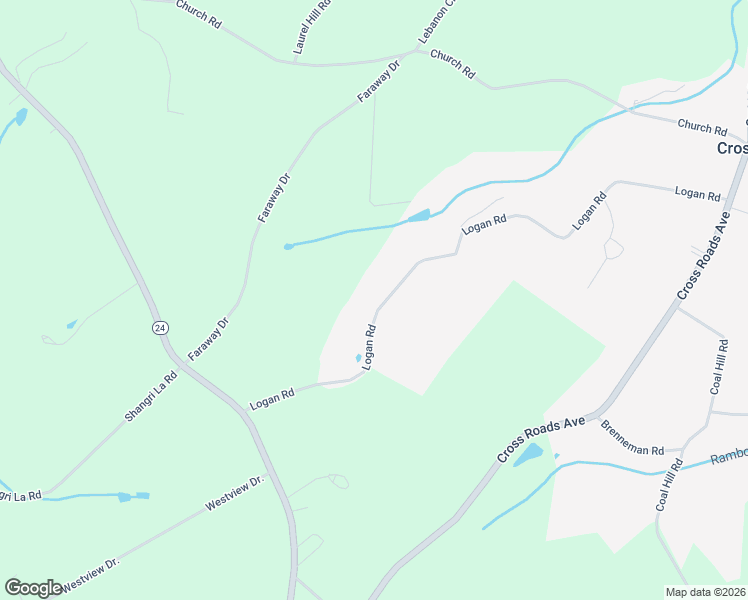 map of restaurants, bars, coffee shops, grocery stores, and more near 5093 Logan Road in Felton