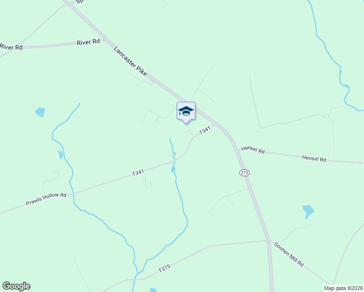 map of restaurants, bars, coffee shops, grocery stores, and more near 1015 Prawls Hollow Road in Peach Bottom