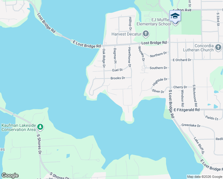 map of restaurants, bars, coffee shops, grocery stores, and more near 2401 Ivy Lane in Decatur