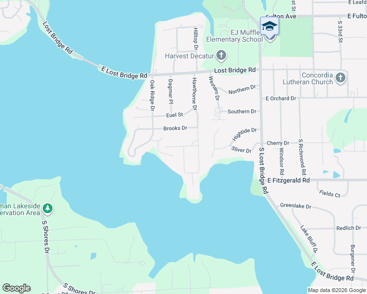 map of restaurants, bars, coffee shops, grocery stores, and more near 2539 Ivy Ln in Decatur