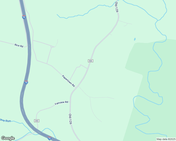map of restaurants, bars, coffee shops, grocery stores, and more near 4420 Old 126 in Warfordsburg