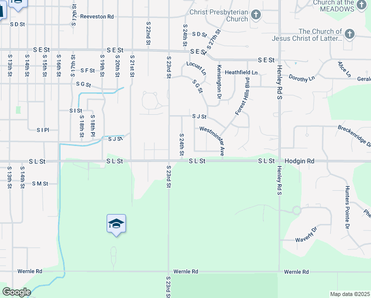 map of restaurants, bars, coffee shops, grocery stores, and more near 1170 South 24th Street in Richmond