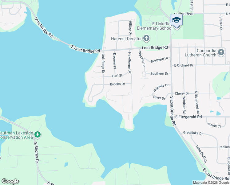 map of restaurants, bars, coffee shops, grocery stores, and more near 2401-2539 Ivy Ln in Decatur