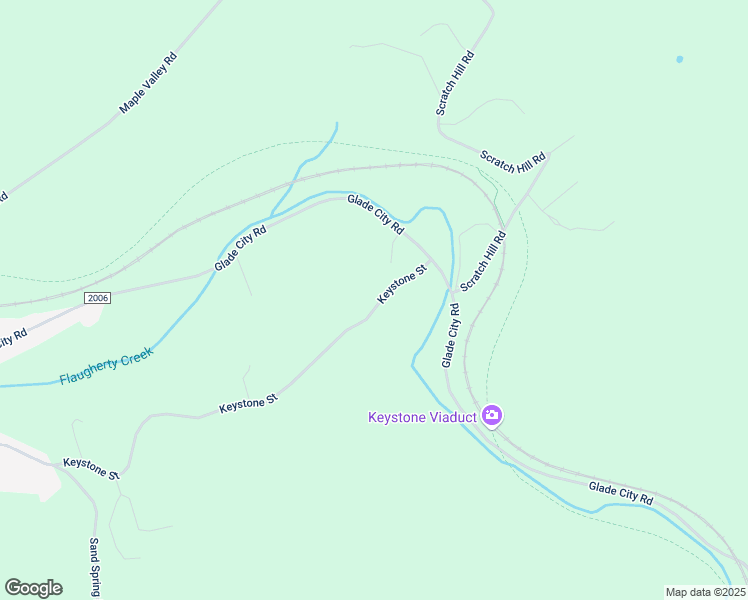 map of restaurants, bars, coffee shops, grocery stores, and more near 853 Keystone Street in Meyersdale