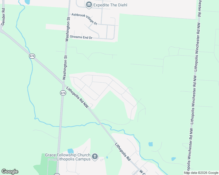 map of restaurants, bars, coffee shops, grocery stores, and more near 328 Faulkner Drive in Lithopolis