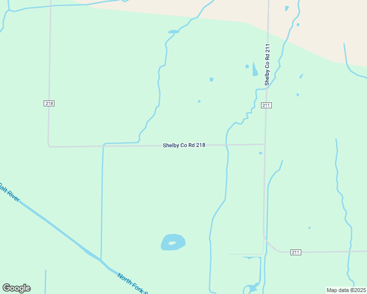 map of restaurants, bars, coffee shops, grocery stores, and more near Shelby Co Road 218 in Clarence