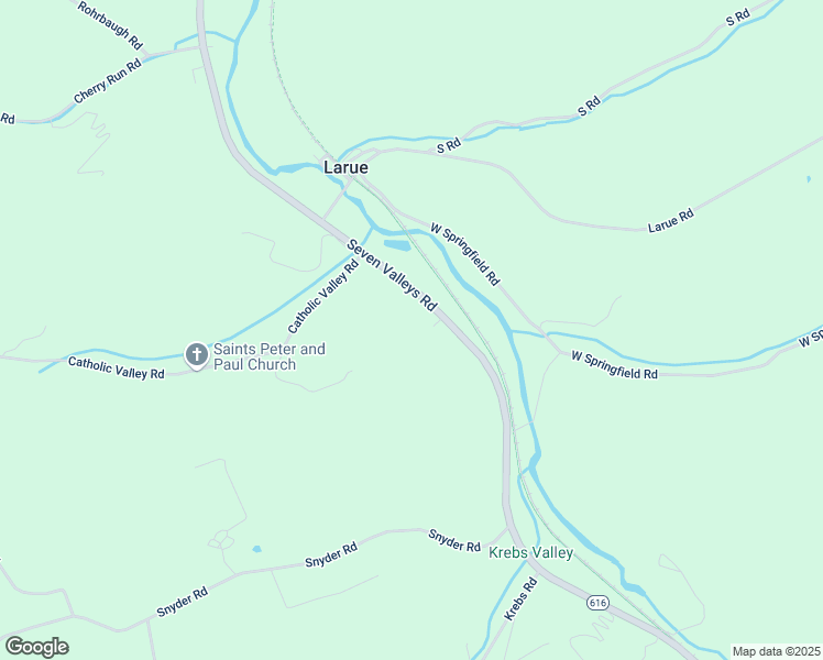 map of restaurants, bars, coffee shops, grocery stores, and more near 3080 Seven Valleys Road in Glen Rock
