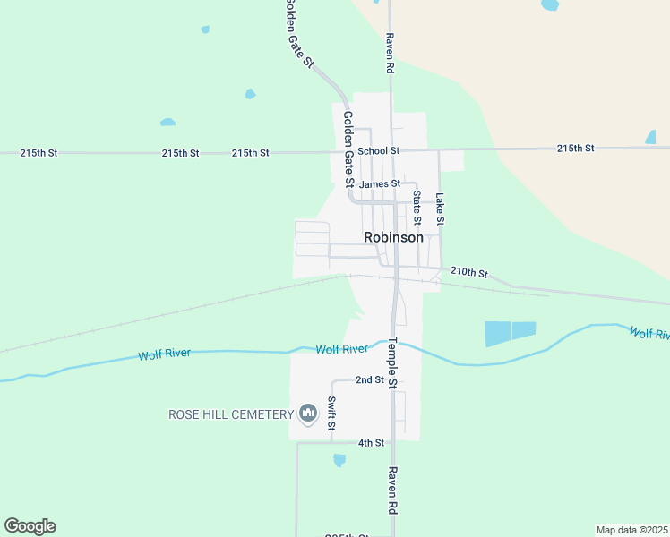 map of restaurants, bars, coffee shops, grocery stores, and more near 507 Washington Street in Robinson