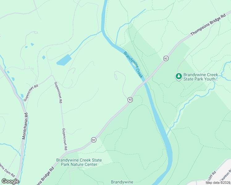 map of restaurants, bars, coffee shops, grocery stores, and more near 3924 Thompsons Bridge Road in Wilmington