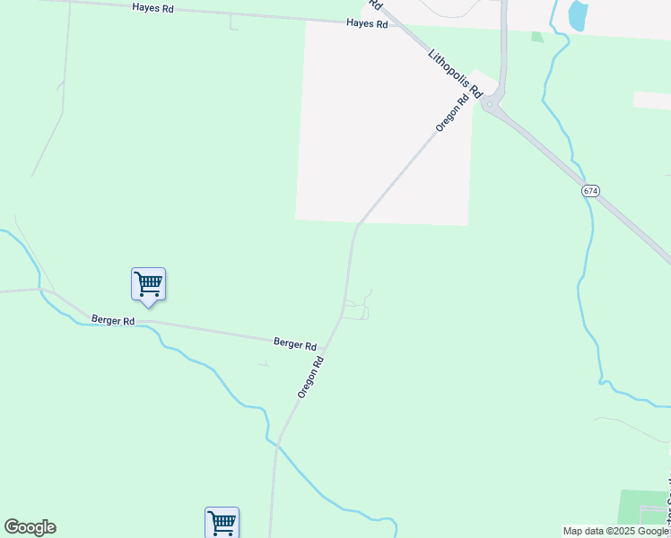 map of restaurants, bars, coffee shops, grocery stores, and more near 8197 Oregon Road in Canal Winchester