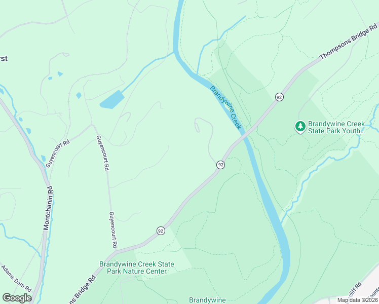 map of restaurants, bars, coffee shops, grocery stores, and more near 3924 Thompsons Bridge Road in Wilmington