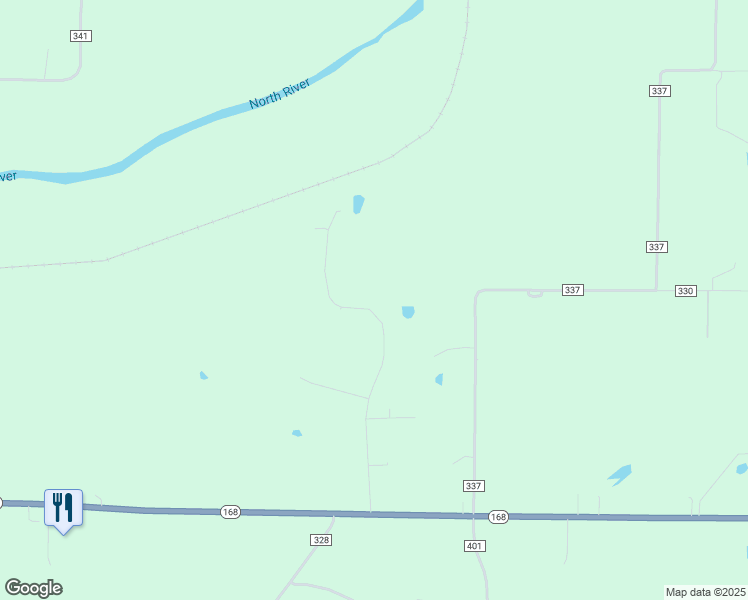 map of restaurants, bars, coffee shops, grocery stores, and more near 3644-3646 Eagle Crest Drive in Palmyra