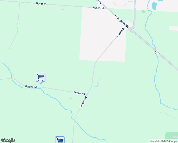 map of restaurants, bars, coffee shops, grocery stores, and more near 8197 Oregon Road in Canal Winchester