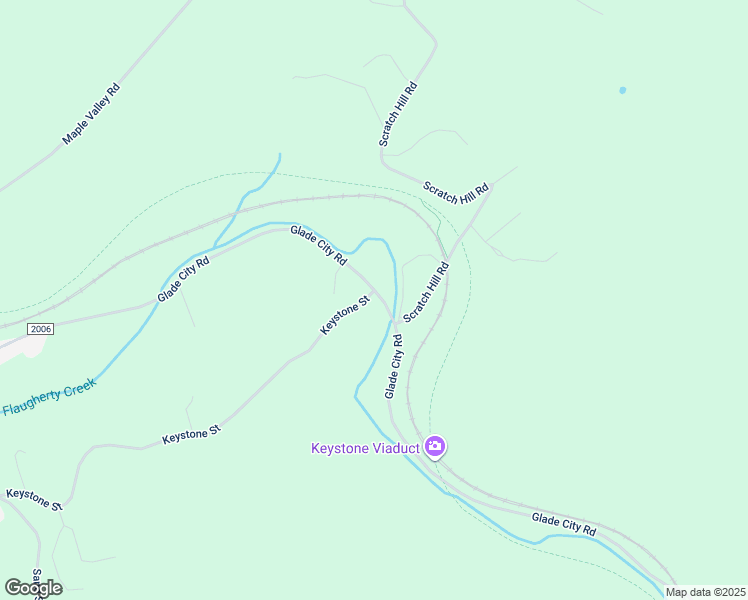 map of restaurants, bars, coffee shops, grocery stores, and more near 723 Glade City Road in Meyersdale