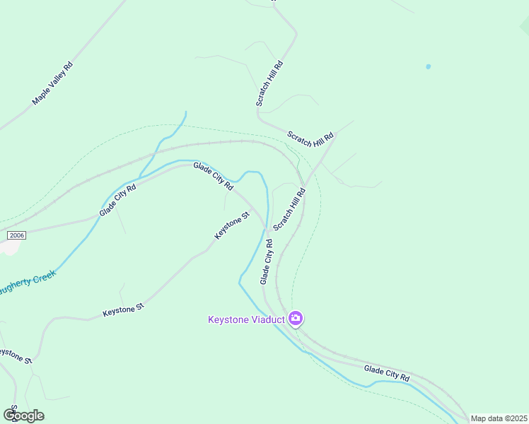 map of restaurants, bars, coffee shops, grocery stores, and more near 722 Glade City Road in Meyersdale
