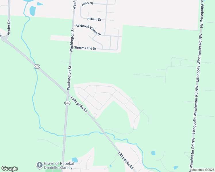 map of restaurants, bars, coffee shops, grocery stores, and more near 198 Faulkner Drive in Lithopolis