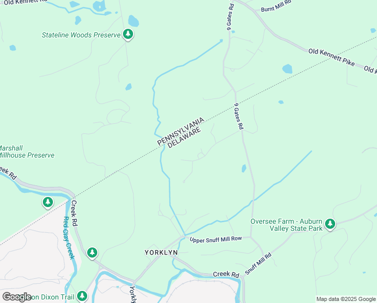 map of restaurants, bars, coffee shops, grocery stores, and more near 42 Clouds Way in Hockessin