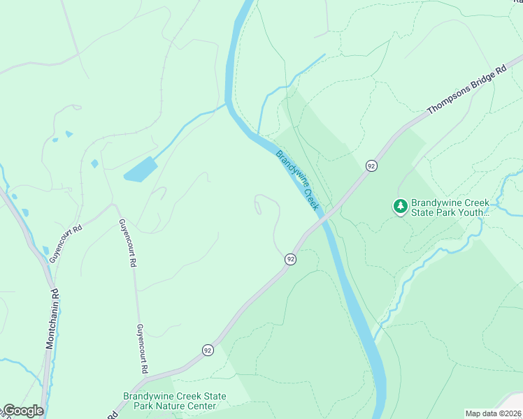 map of restaurants, bars, coffee shops, grocery stores, and more near 3930 Thompsons Bridge Road in Wilmington