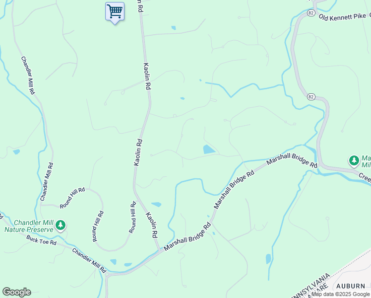 map of restaurants, bars, coffee shops, grocery stores, and more near 1 Hillspur Rd in Kennett Square