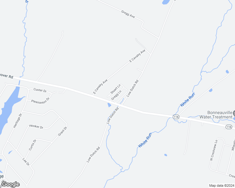 map of restaurants, bars, coffee shops, grocery stores, and more near 2160 Hanover Road in Gettysburg