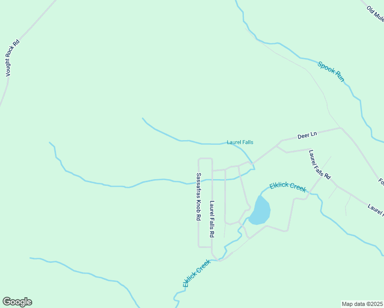map of restaurants, bars, coffee shops, grocery stores, and more near Sassafras Knob Road in Somerset County