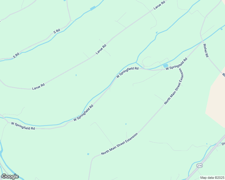 map of restaurants, bars, coffee shops, grocery stores, and more near 2421 W Springfield Rd in Glen Rock