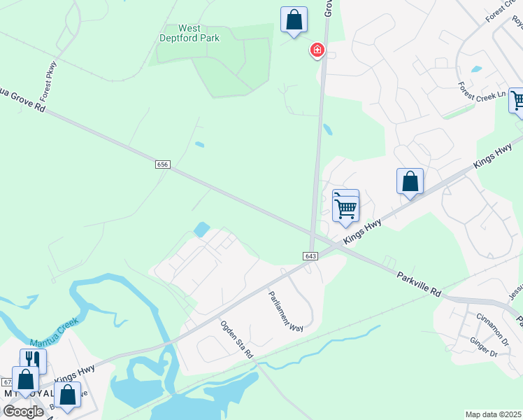 663 Mantua Grove Road, West Deptford NJ Walk Score