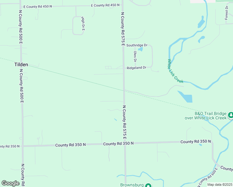 map of restaurants, bars, coffee shops, grocery stores, and more near 3880 North County Road 575 East in Danville