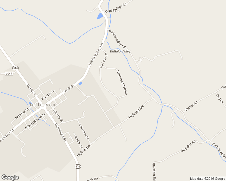 map of restaurants, bars, coffee shops, grocery stores, and more near 2541 Codorus Lane in Spring Grove