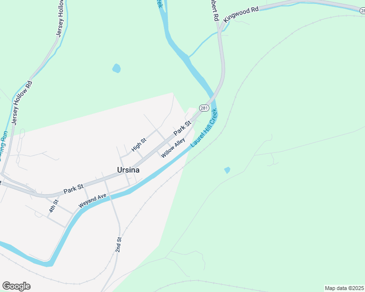 map of restaurants, bars, coffee shops, grocery stores, and more near 169 Willow Alley in Confluence