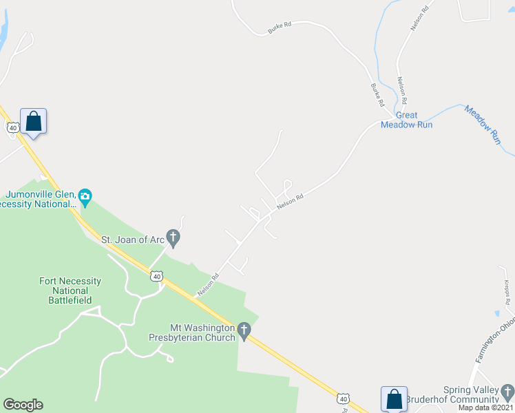 map of restaurants, bars, coffee shops, grocery stores, and more near 669 Sr2015 in Fayette