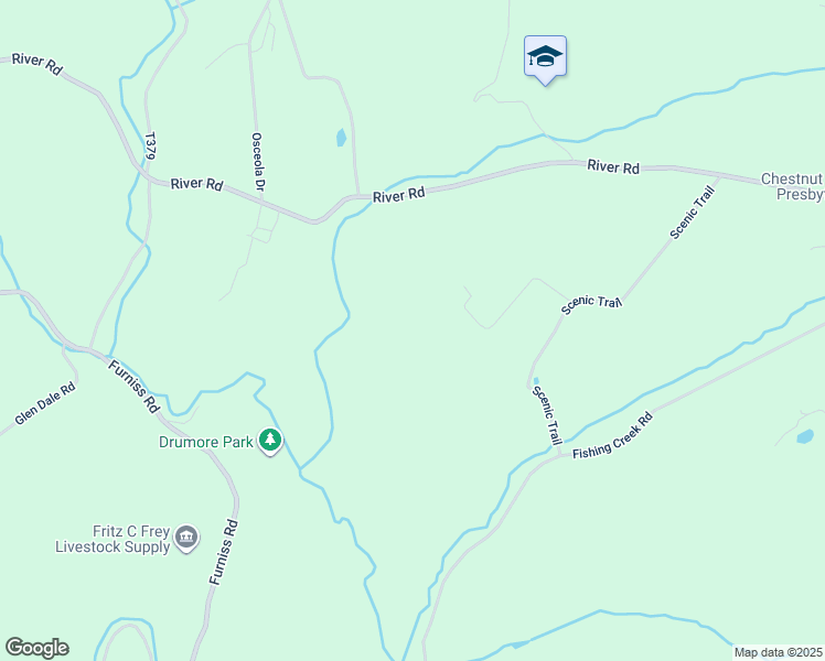 map of restaurants, bars, coffee shops, grocery stores, and more near 1150 Scenic Trail in Drumore