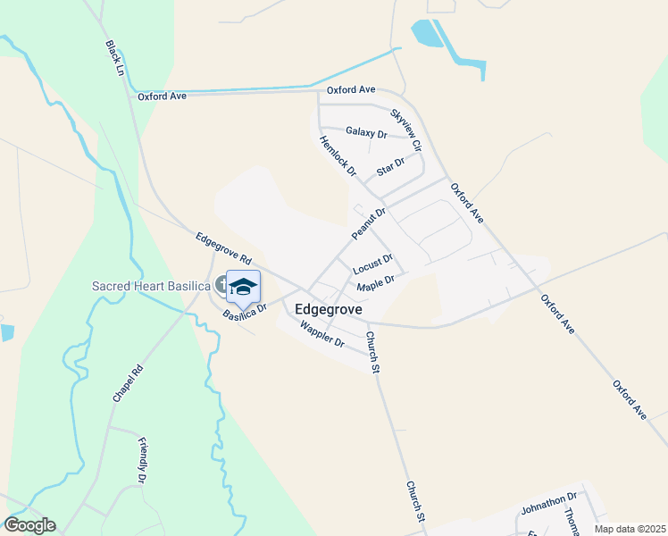 map of restaurants, bars, coffee shops, grocery stores, and more near 41 Peanut Drive in Hanover