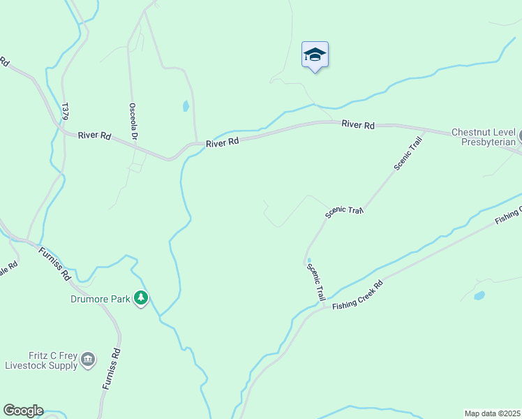 map of restaurants, bars, coffee shops, grocery stores, and more near 1150 Scenic Trail in Drumore
