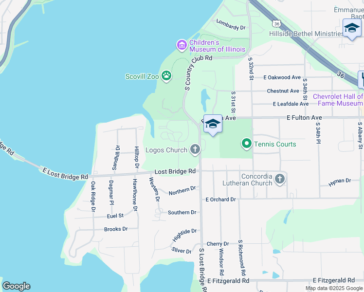map of restaurants, bars, coffee shops, grocery stores, and more near 16 Brierwood Drive in Decatur