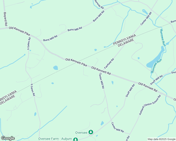 map of restaurants, bars, coffee shops, grocery stores, and more near 2202 Old Kennett Road in Wilmington