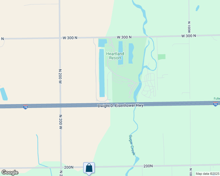 map of restaurants, bars, coffee shops, grocery stores, and more near 125 Fountain Lake Drive in Greenfield