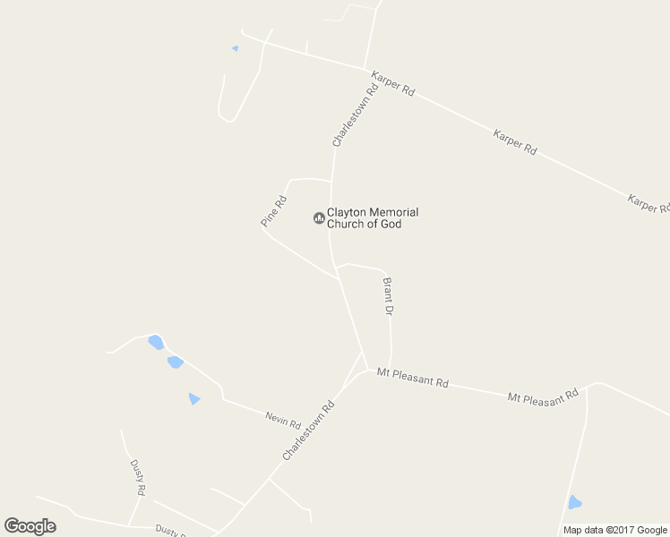 map of restaurants, bars, coffee shops, grocery stores, and more near Charlestown Road in Mercersburg