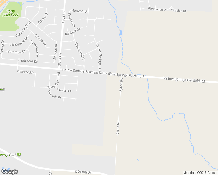 map of restaurants, bars, coffee shops, grocery stores, and more near 1567 Yellow Springs Fairfield Road in Fairborn