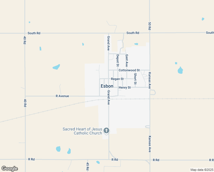 map of restaurants, bars, coffee shops, grocery stores, and more near in Esbon