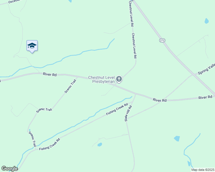 map of restaurants, bars, coffee shops, grocery stores, and more near 1208 River Road in Quarryville